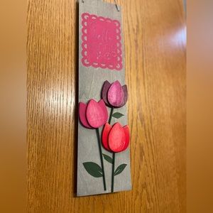 Handmade/Handpainted Wood Spring Wall Decor